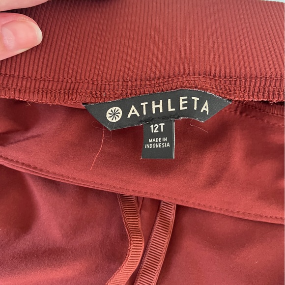 Athleta Women's Midtown Lightweight Athleisure Ankle Pant in Dried Cinnamon - Picture 11 of 12